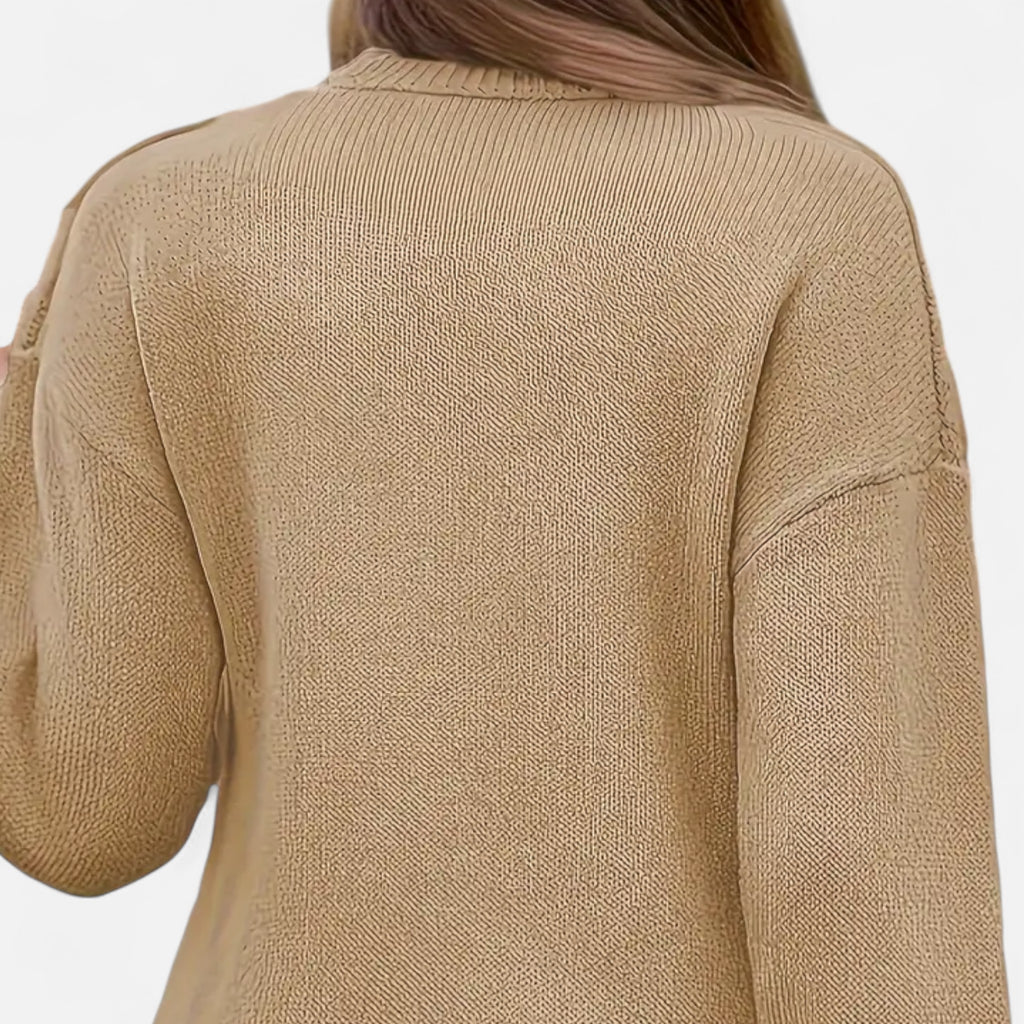 Savora Mode | Women’s Plus Size Cable Knit Wrap Sweater