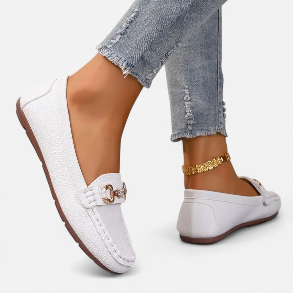 Savora Mode | Women’s Butterfly Strap Slip-On Flats