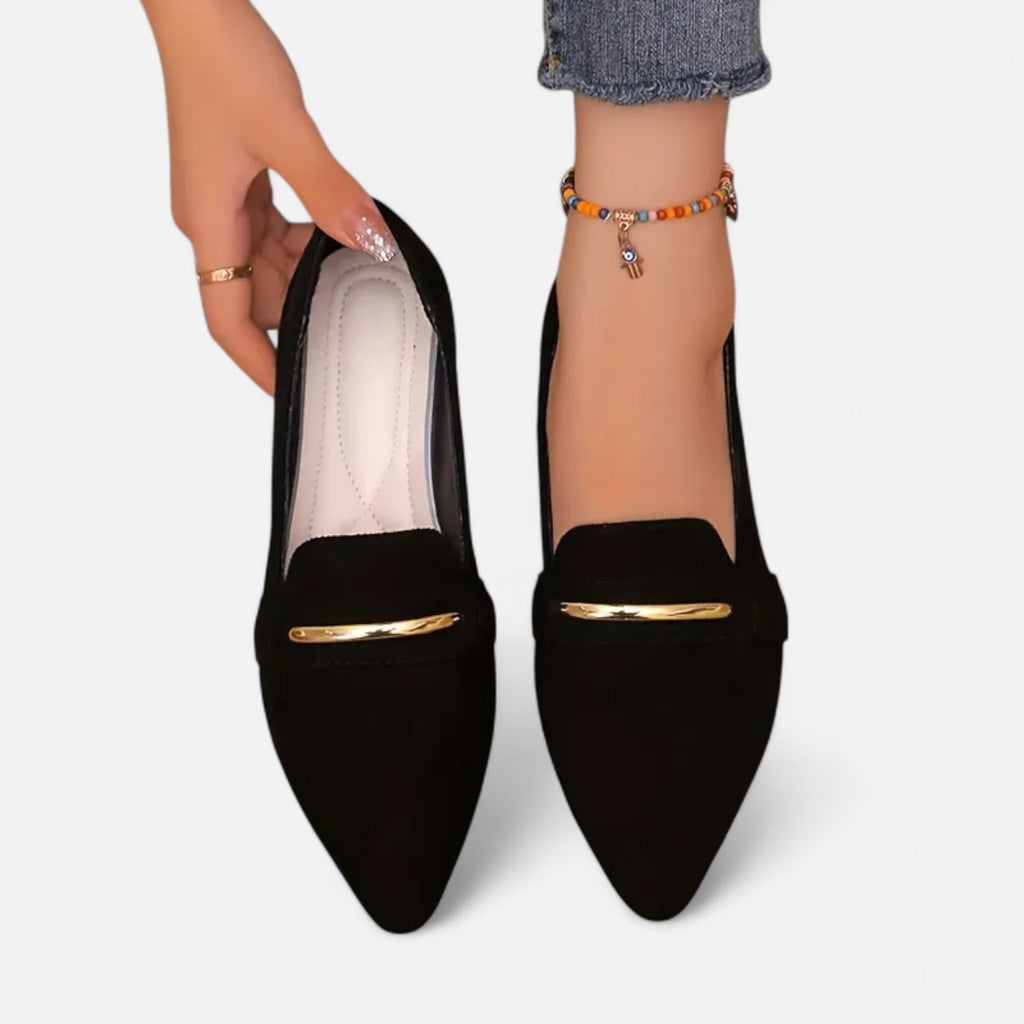 Savora Mode | Women’s Solid Colour Heritage Flats