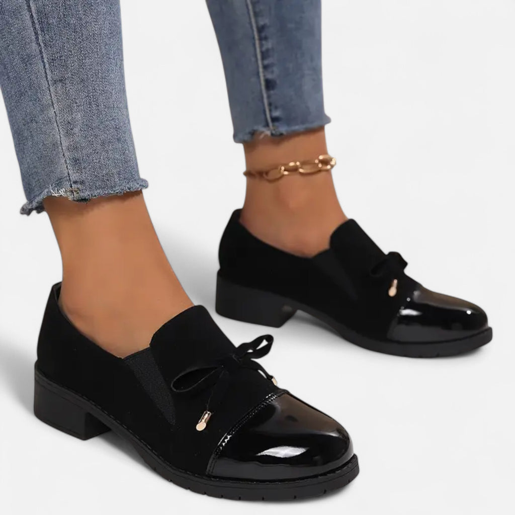 Savora Mode | Women’s Retro Bow Loafers