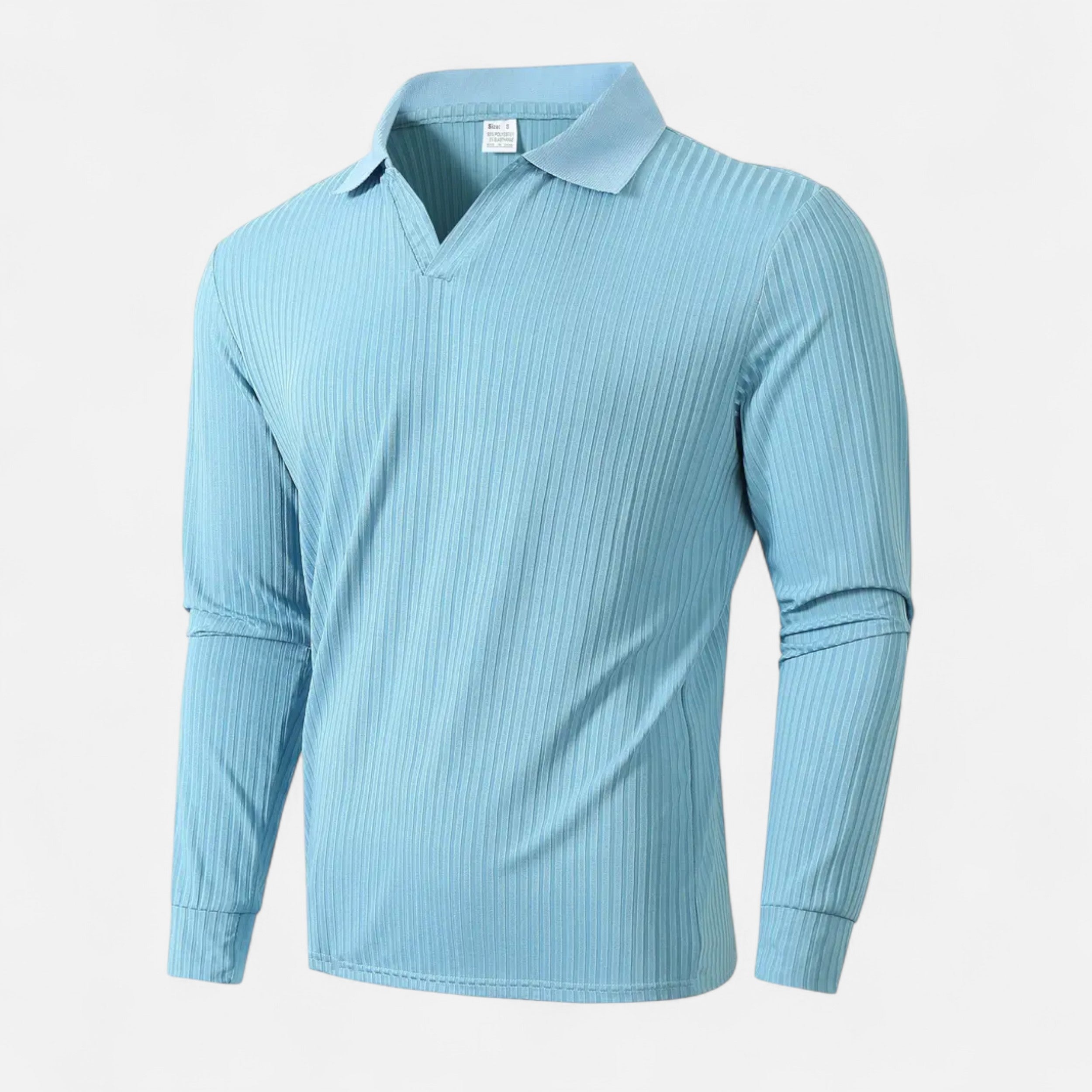 Savora Mode | Ribbed Men's V-Neck Polo
