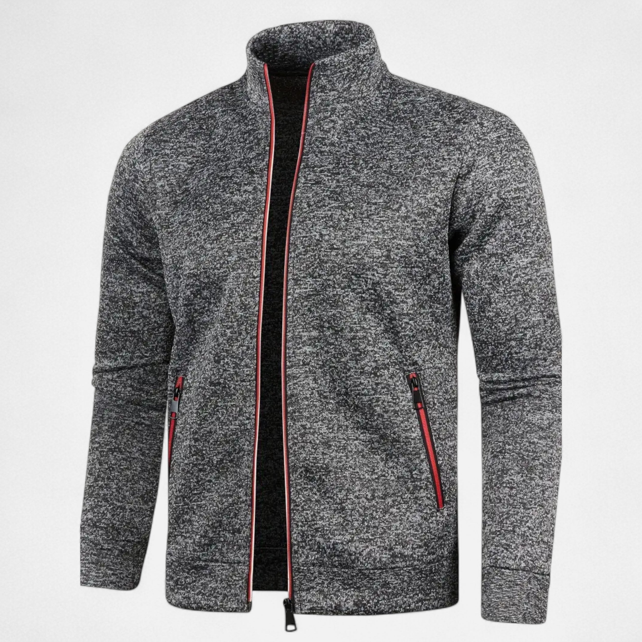 Savora Mode | Men's Elegant Full Zip Up Cardigan