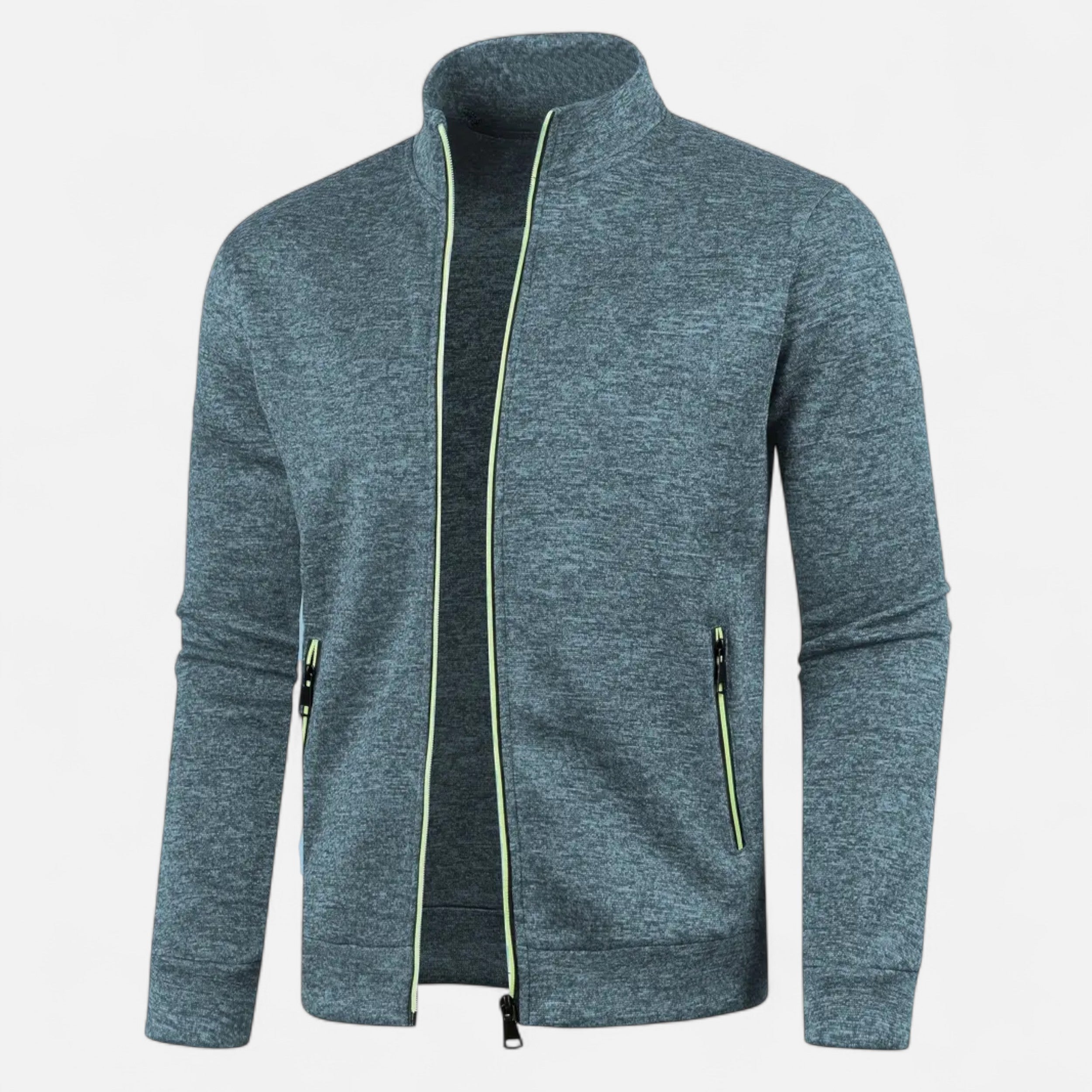 Savora Mode | Men's Elegant Full Zip Up Cardigan