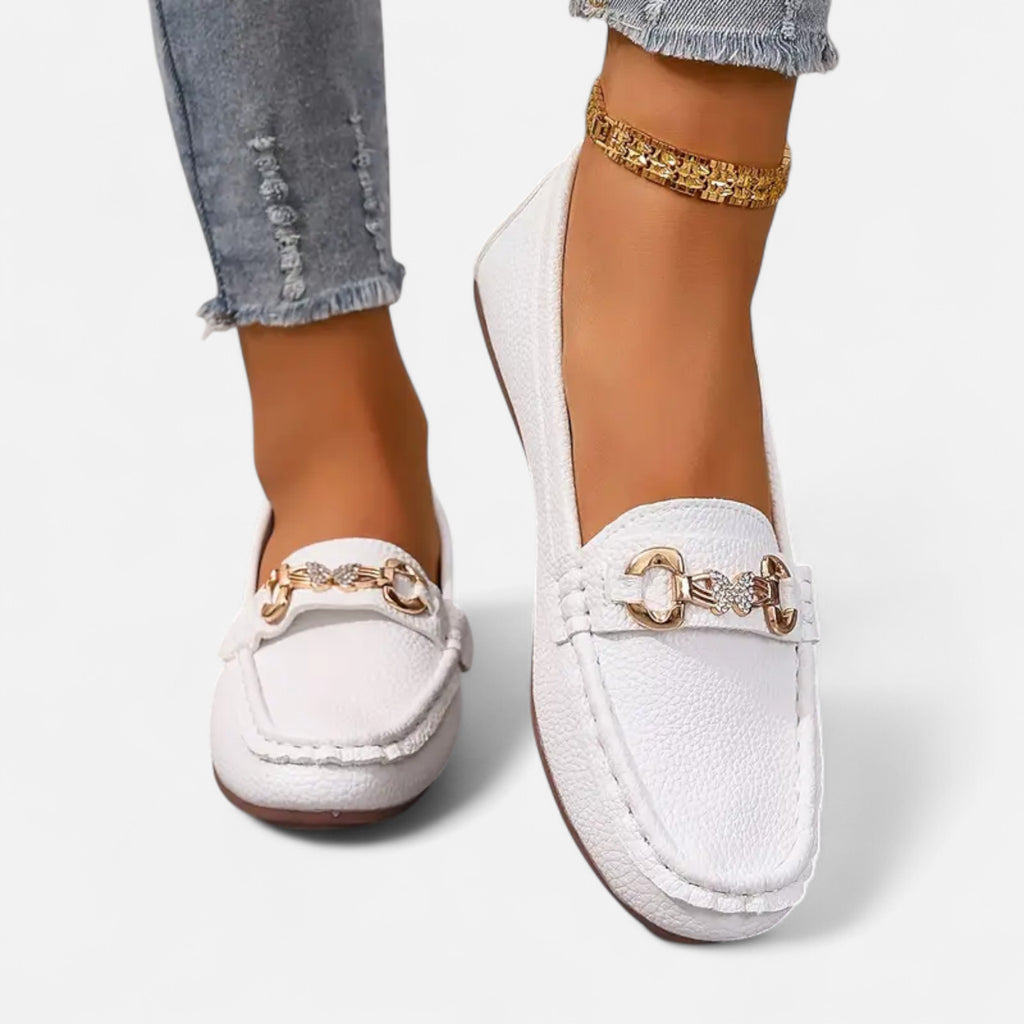 Savora Mode | Women’s Butterfly Strap Slip-On Flats