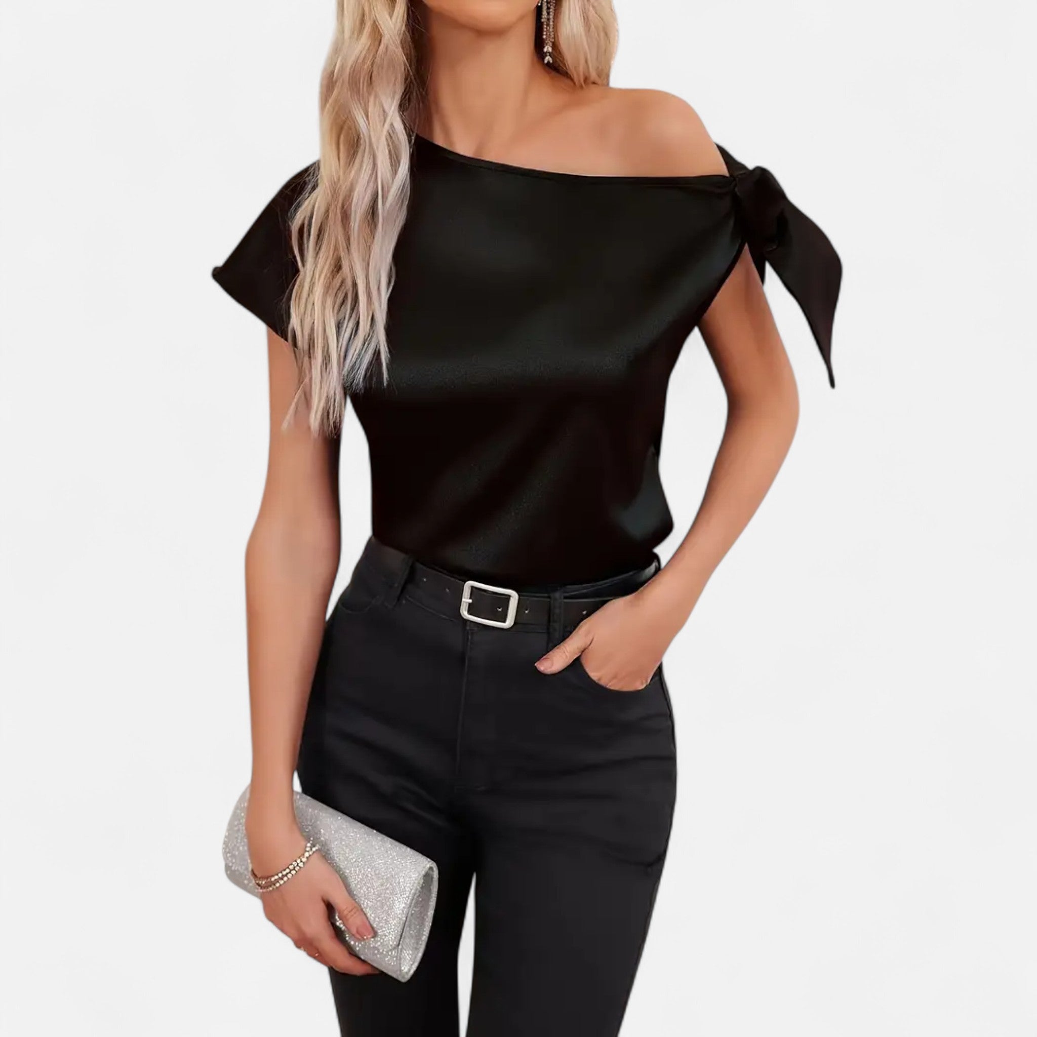 Savora Mode | Women’s Heritage One-Shoulder Blouse
