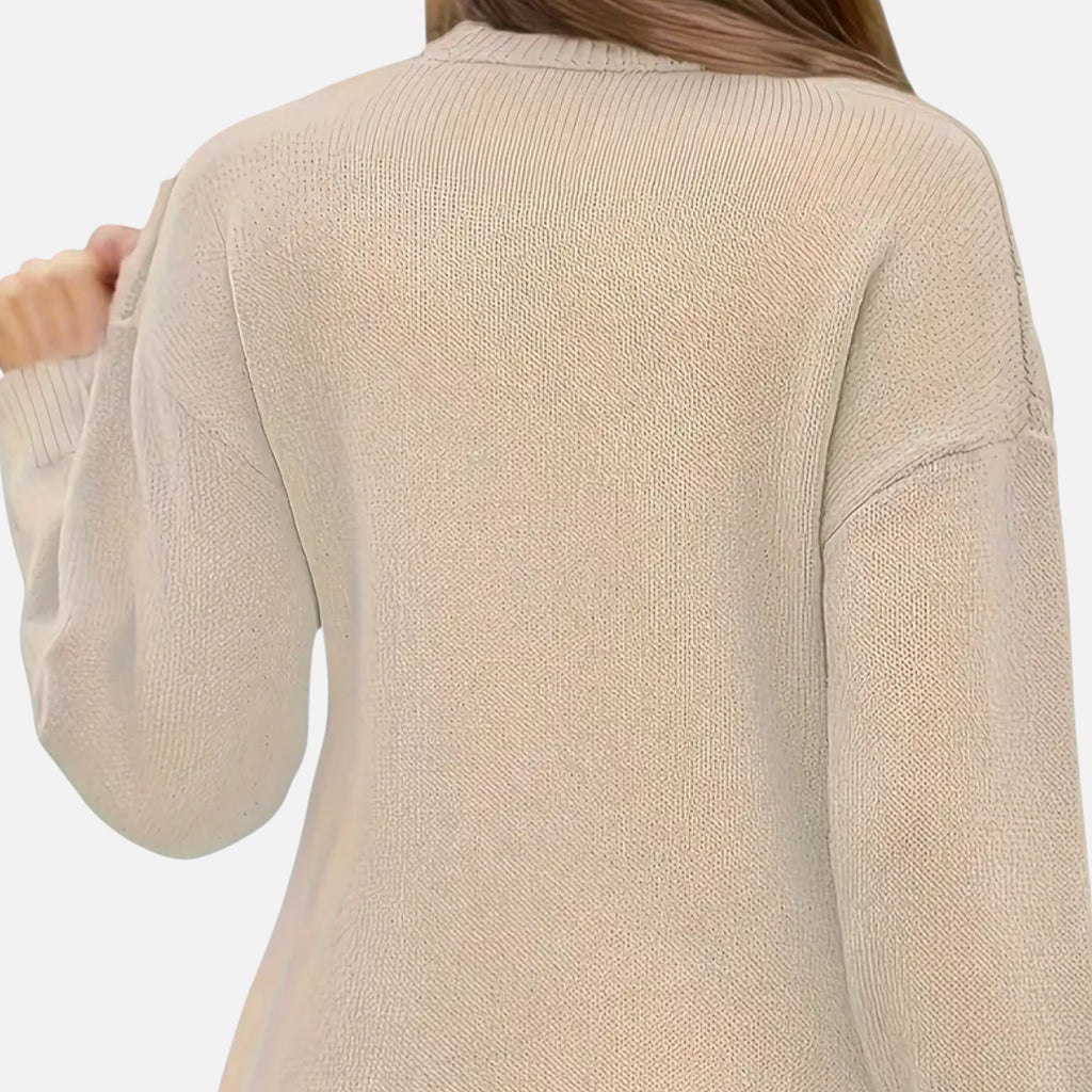 Savora Mode | Women’s Plus Size Cable Knit Wrap Sweater