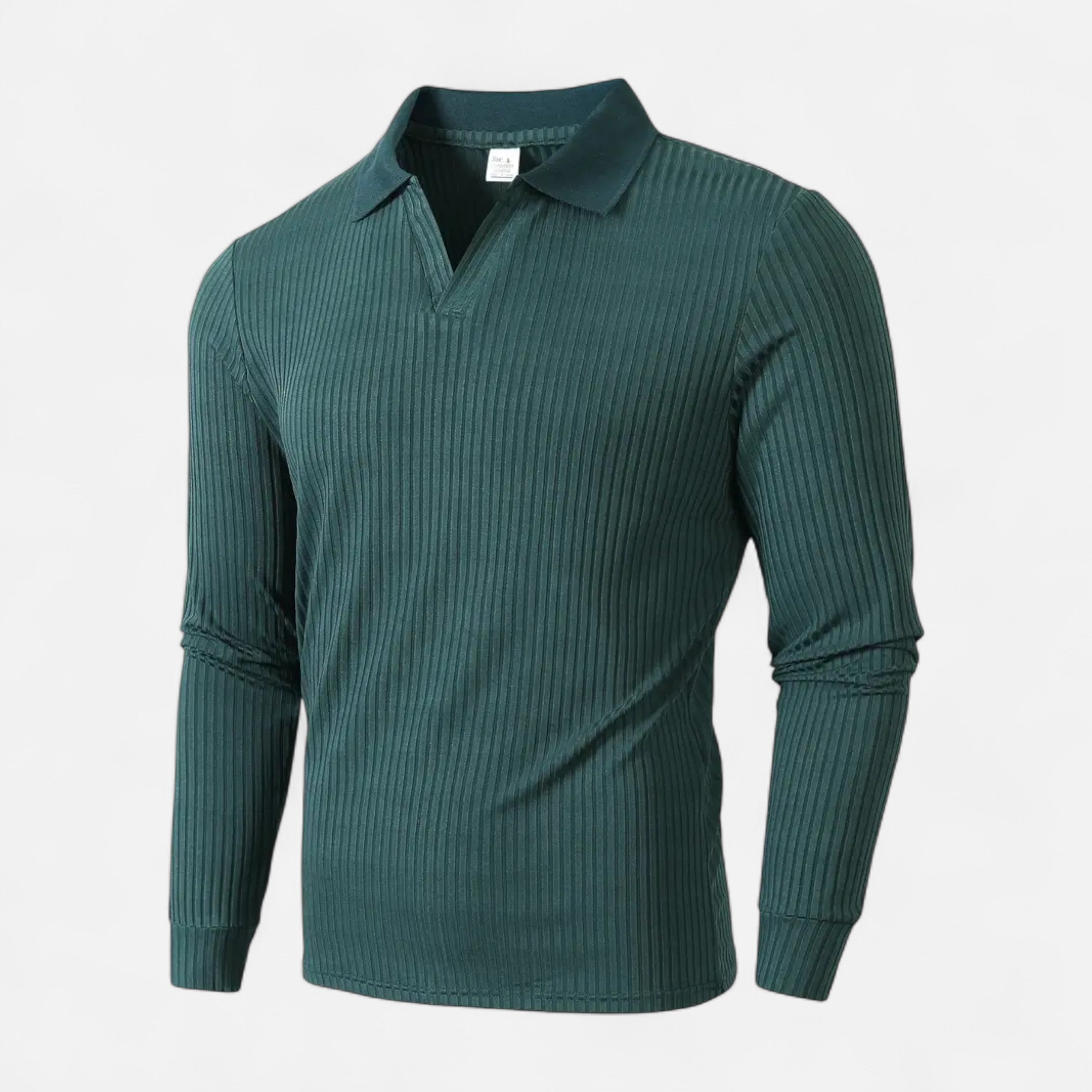 Savora Mode | Ribbed Men's V-Neck Polo