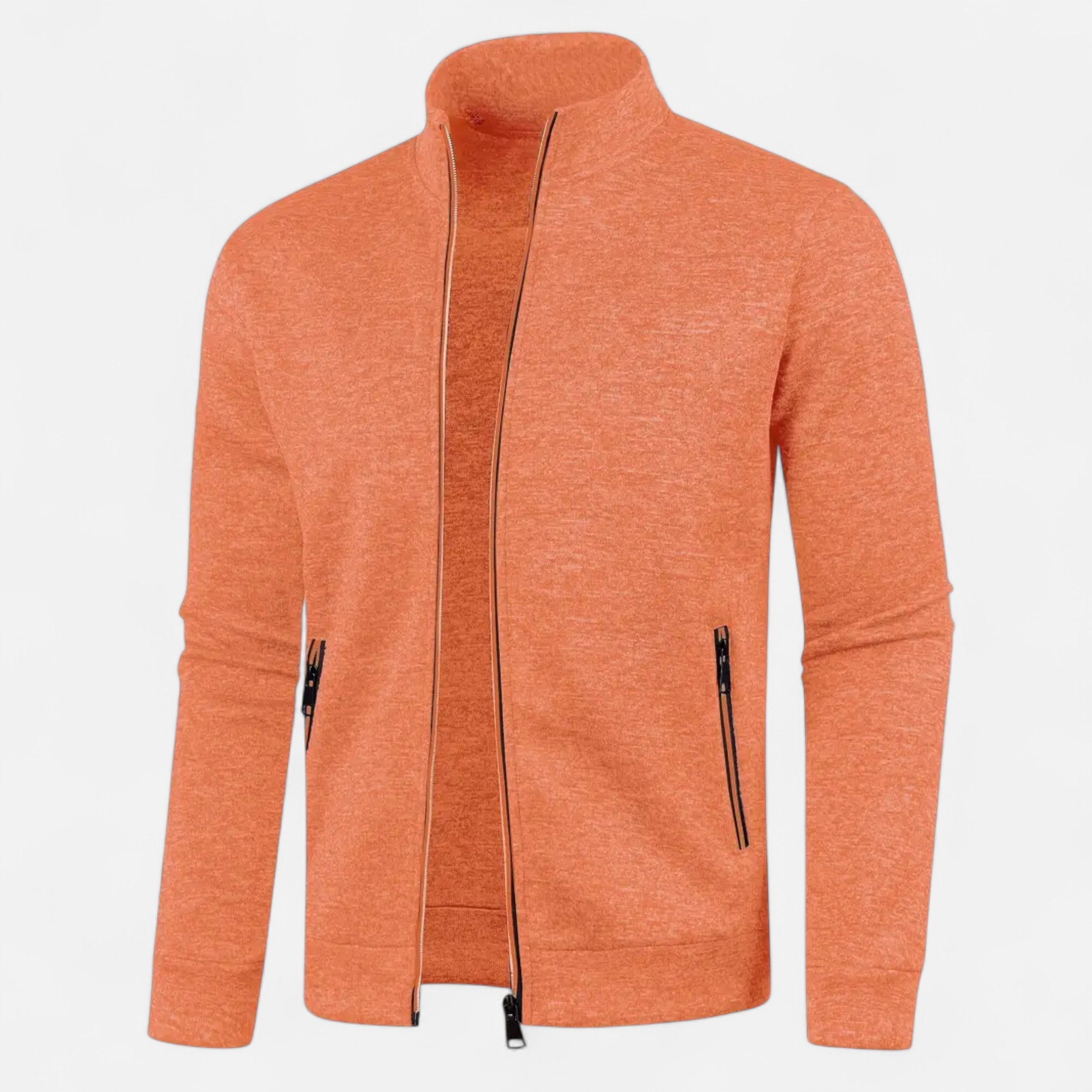 Savora Mode | Men's Elegant Full Zip Up Cardigan
