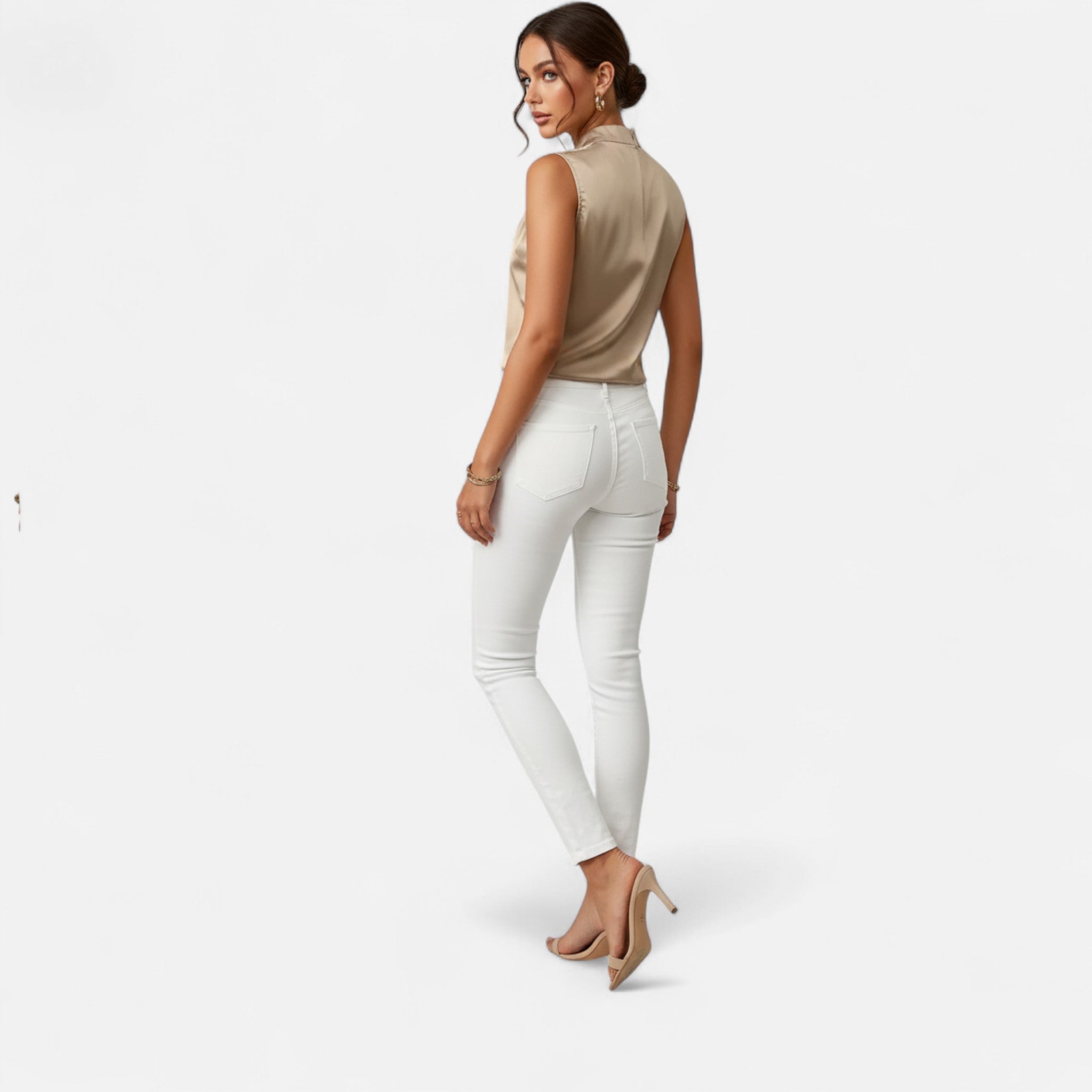 Savora Mode | Women’s Elegant Draped Neck Blouse