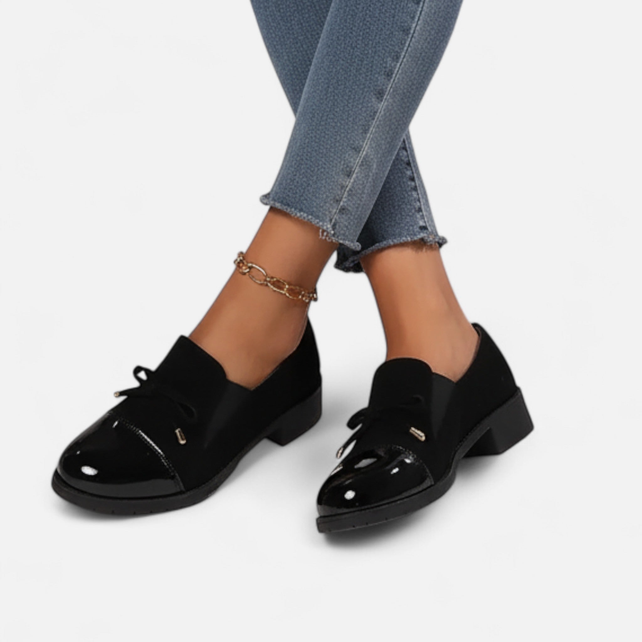 Savora Mode | Women’s Retro Bow Loafers