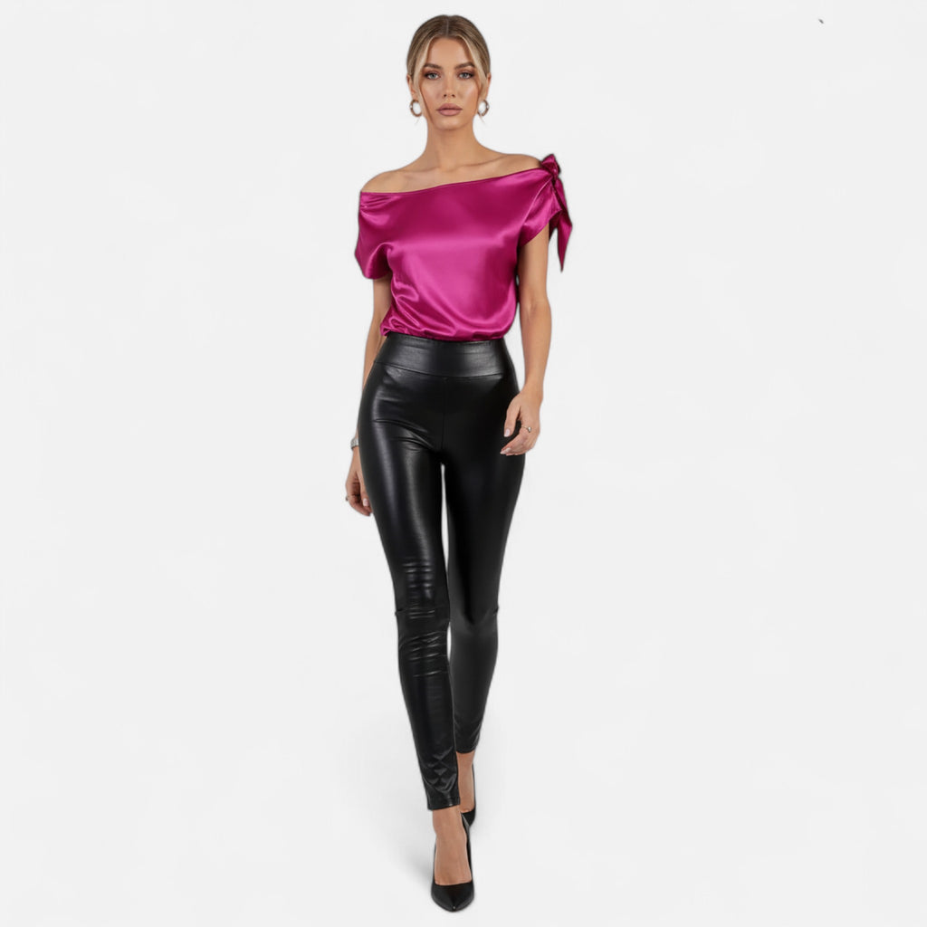 Savora Mode | Women’s Heritage One-Shoulder Blouse