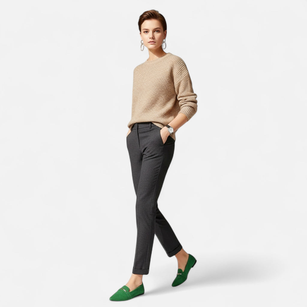 Savora Mode | Women’s Solid Colour Heritage Flats