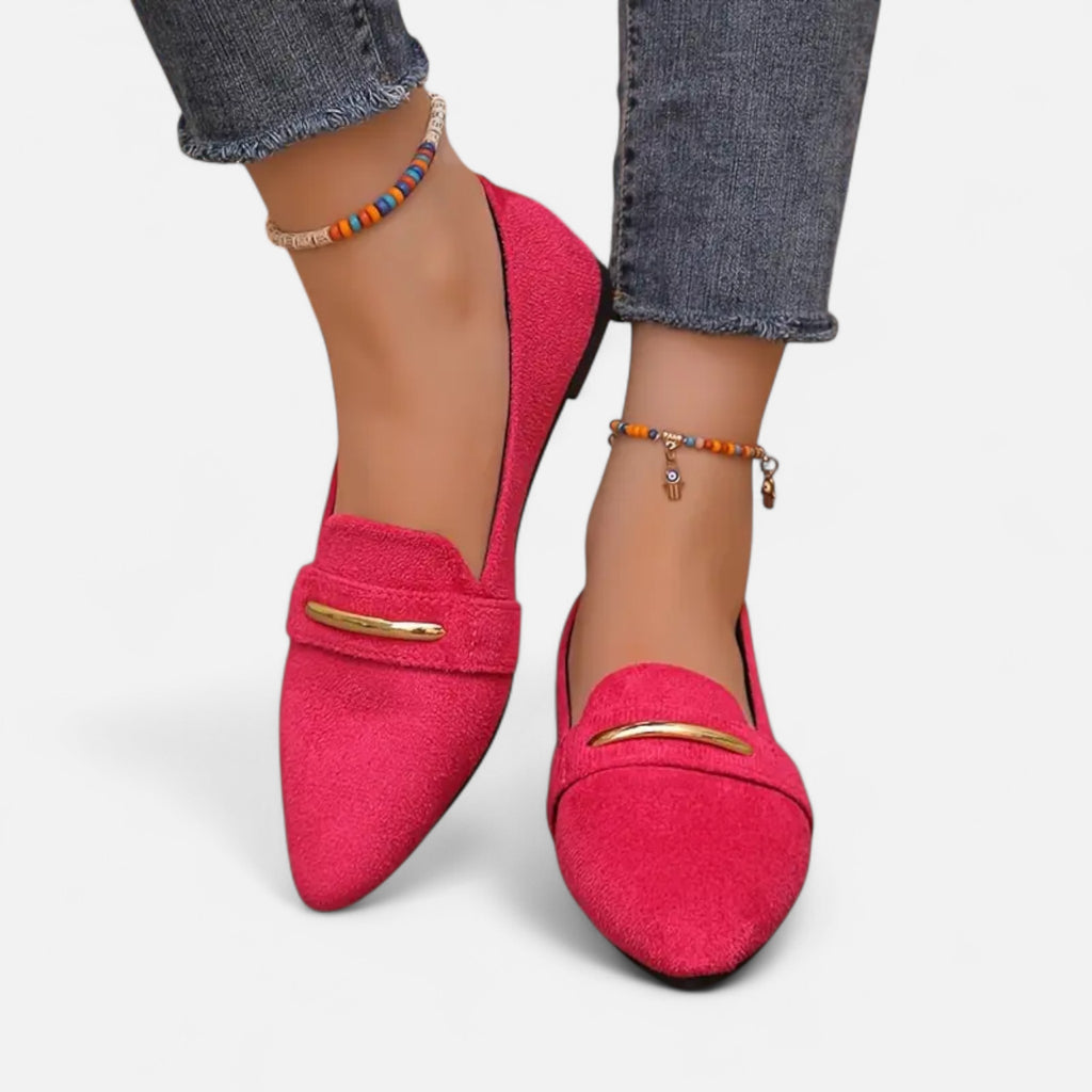 Savora Mode | Women’s Solid Colour Heritage Flats