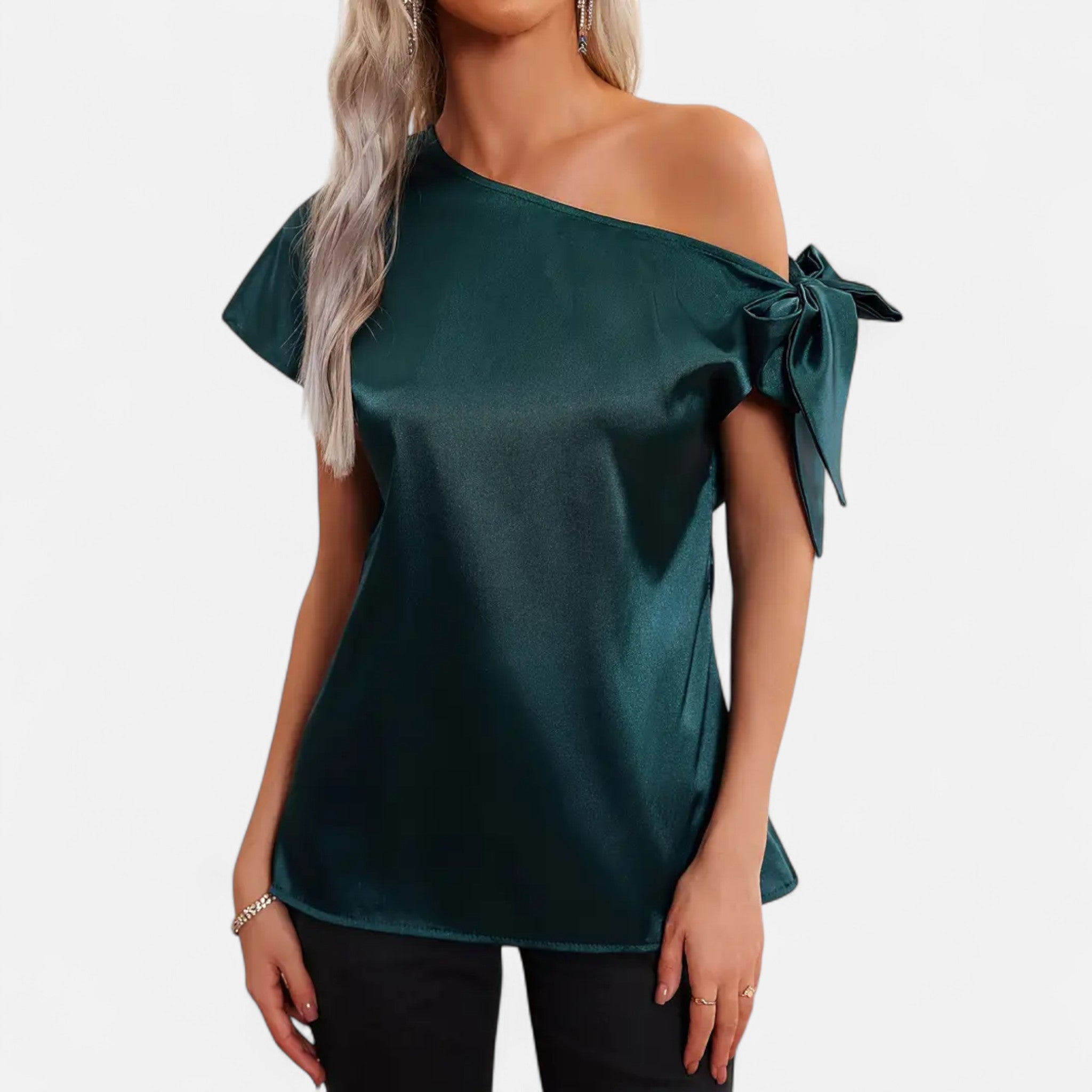 Savora Mode | Women’s Heritage One-Shoulder Blouse