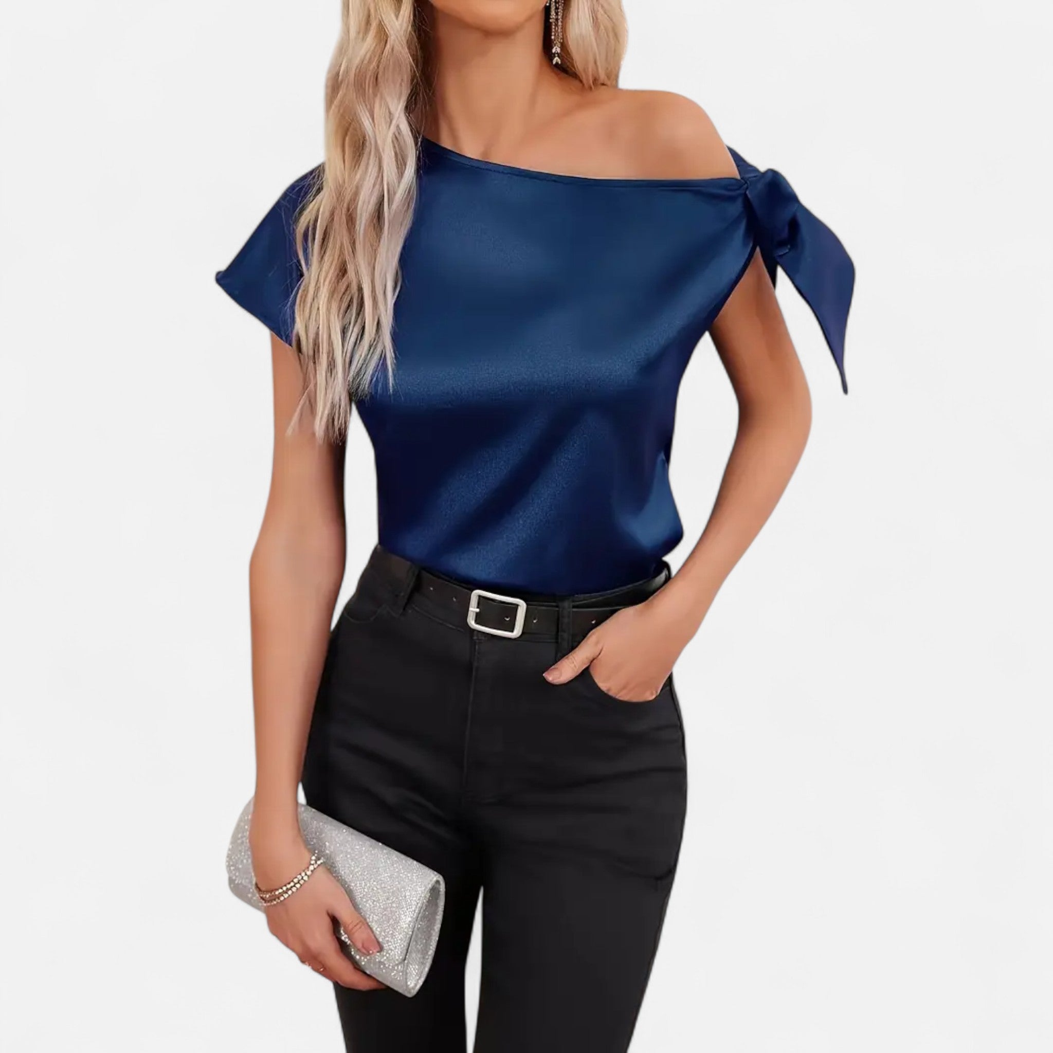 Savora Mode | Women’s Heritage One-Shoulder Blouse