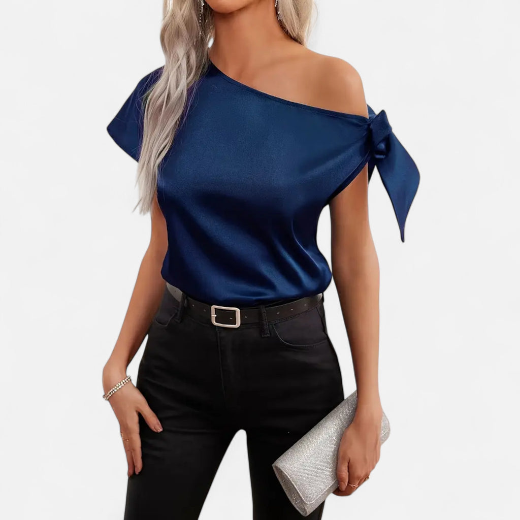 Savora Mode | Women’s Heritage One-Shoulder Blouse