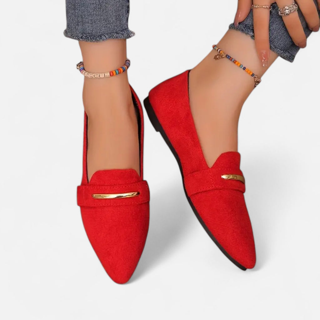 Savora Mode | Women’s Solid Colour Heritage Flats