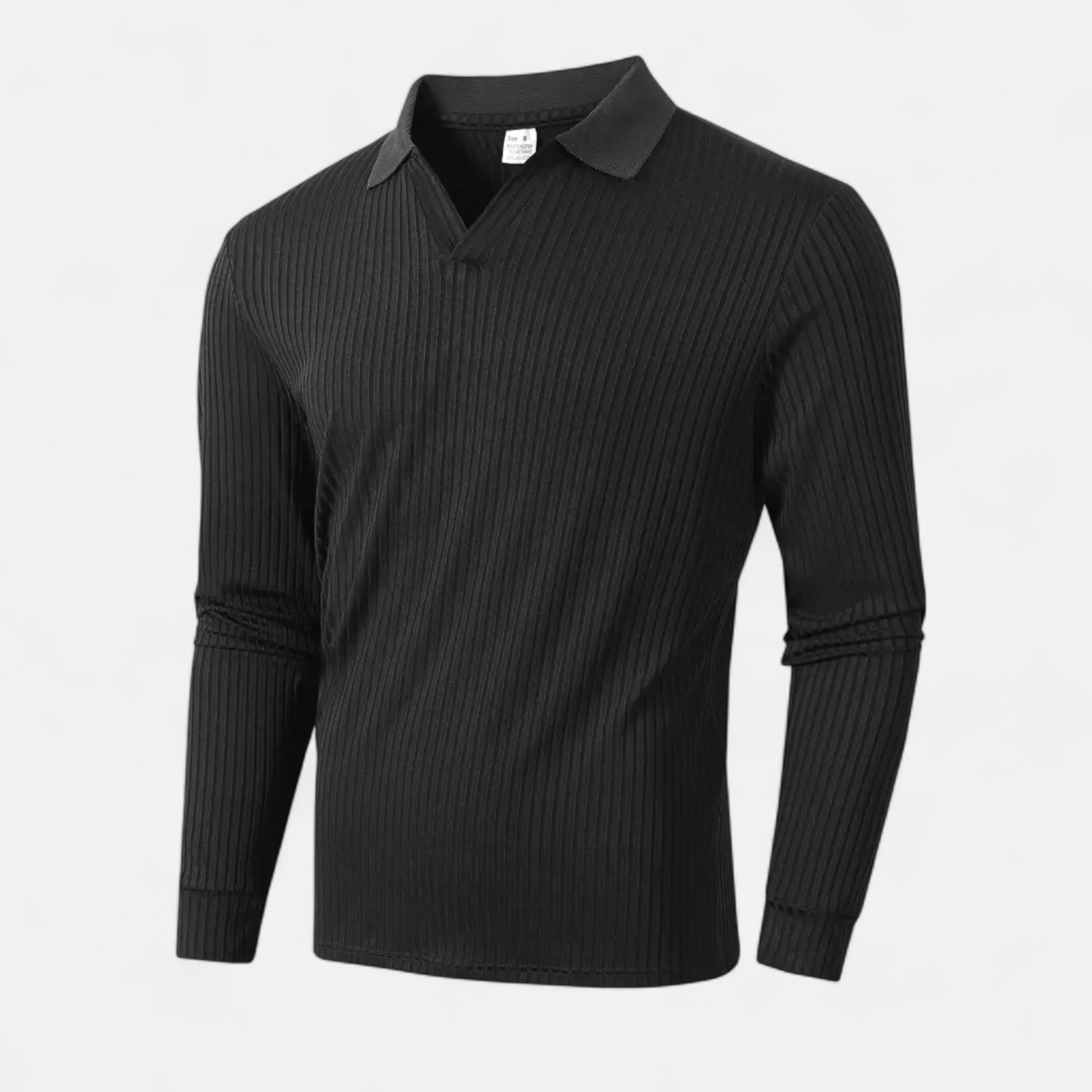Savora Mode | Ribbed Men's V-Neck Polo