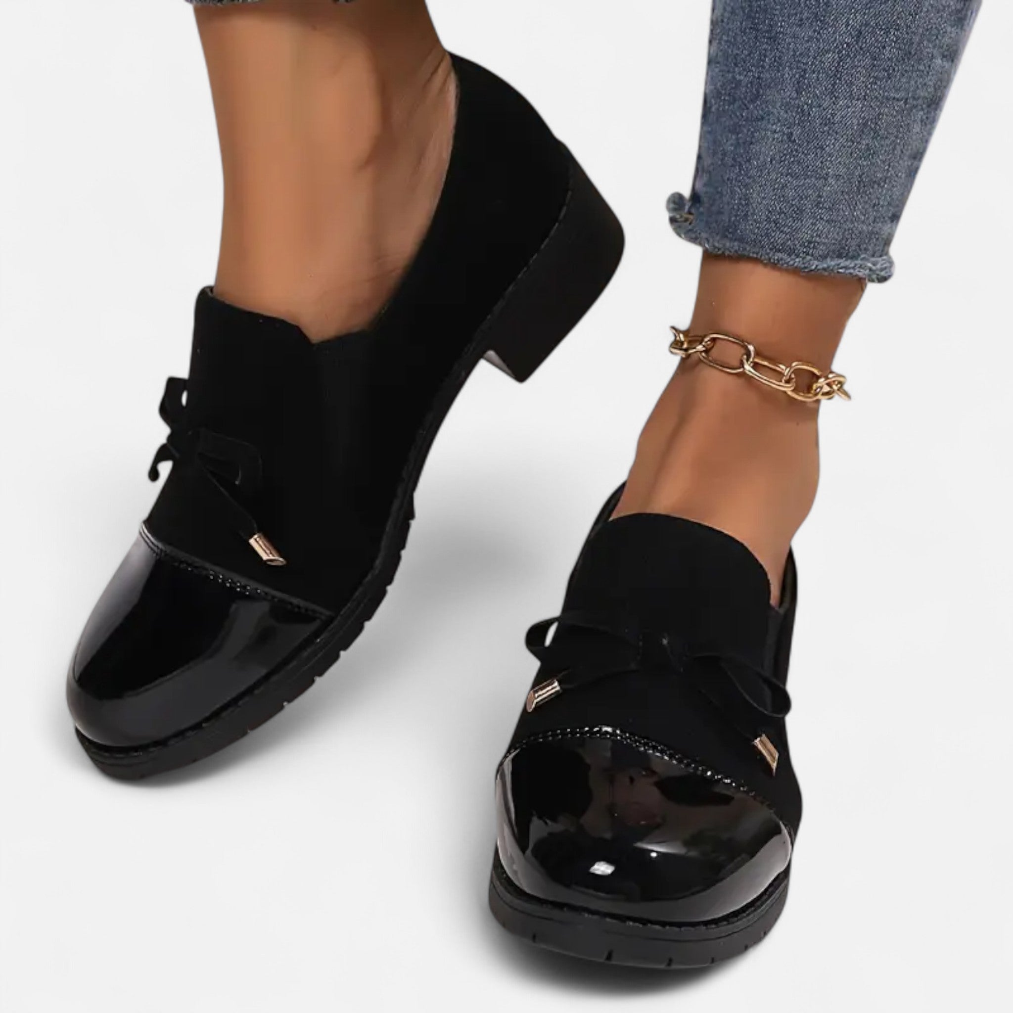 Savora Mode | Women’s Retro Bow Loafers
