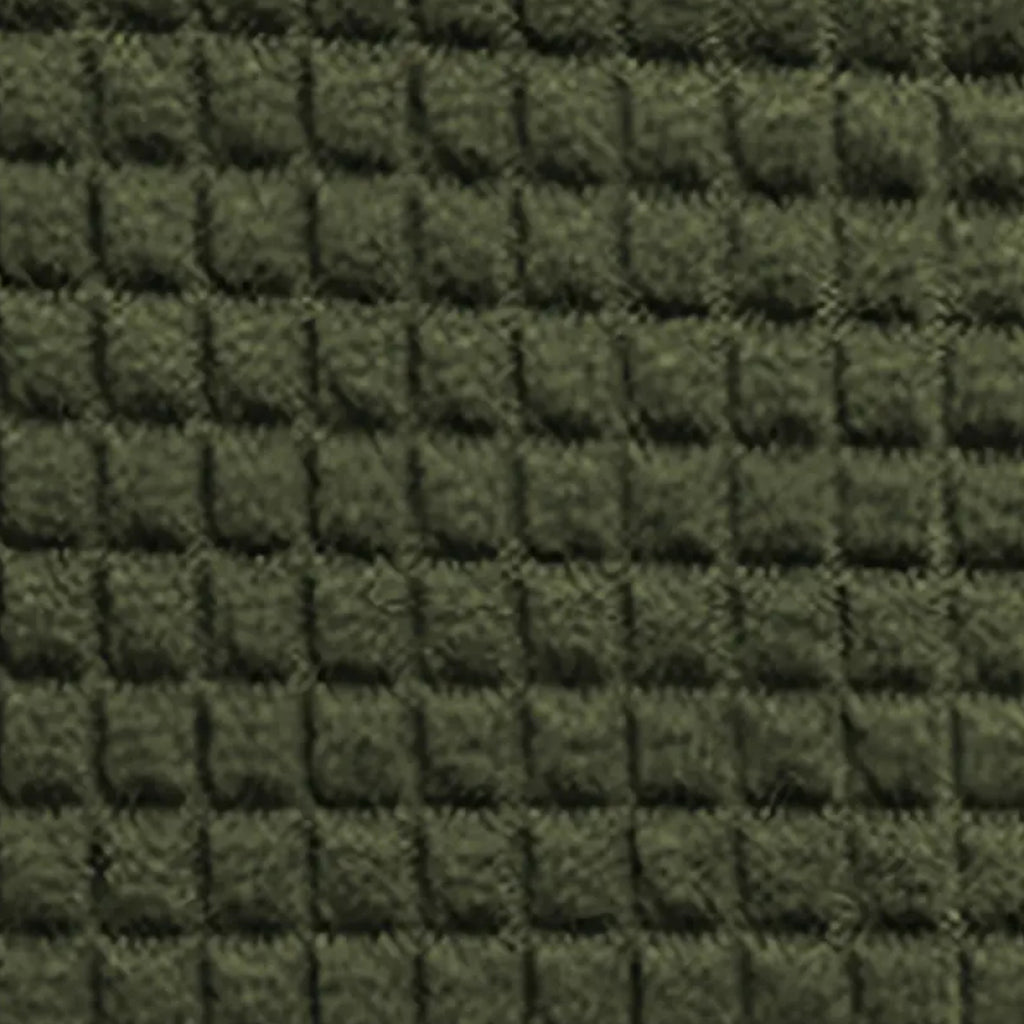 Savora Mode | Men's Casual Thick Knit Button-Up Shirt - Digital Print Grid