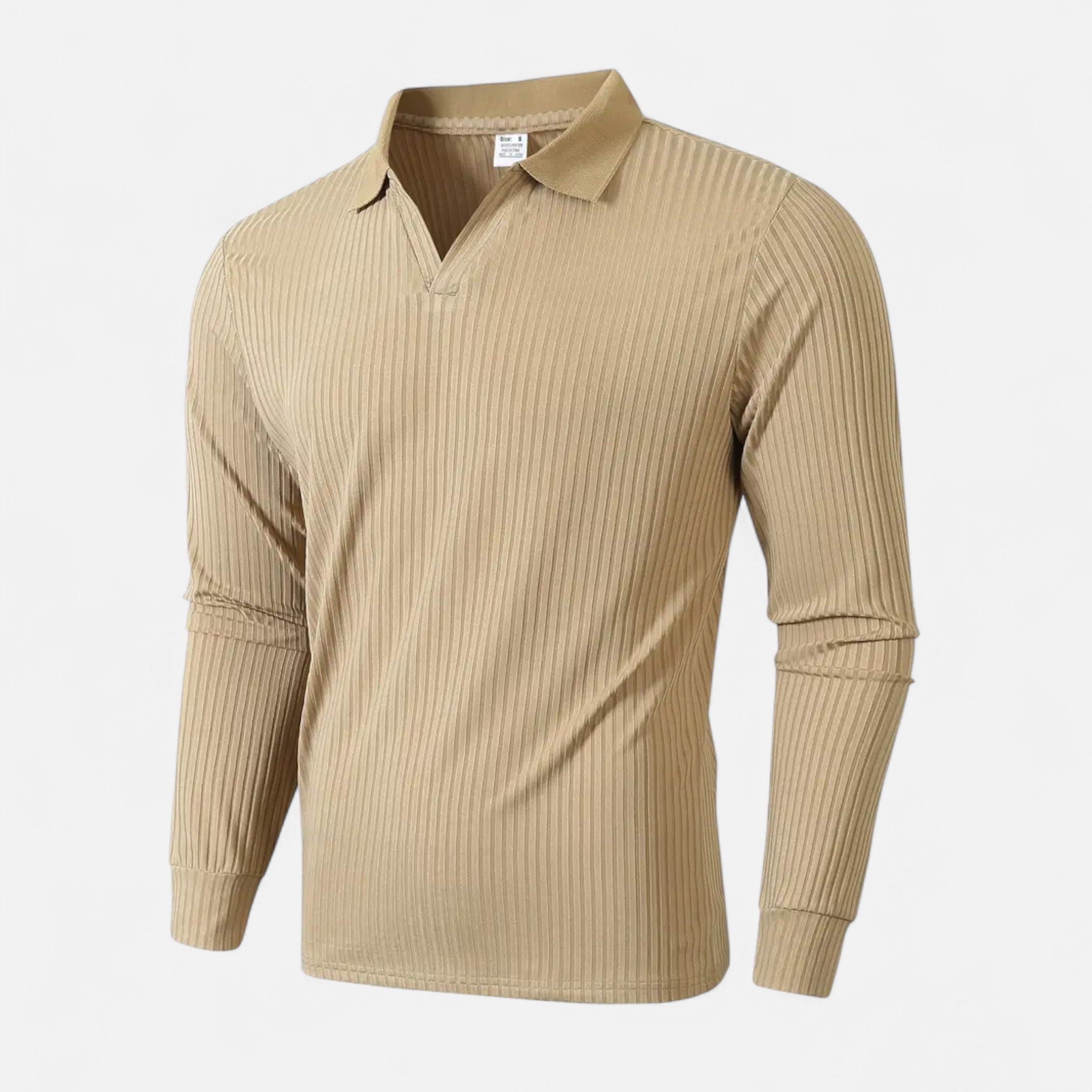 Savora Mode | Ribbed Men's V-Neck Polo