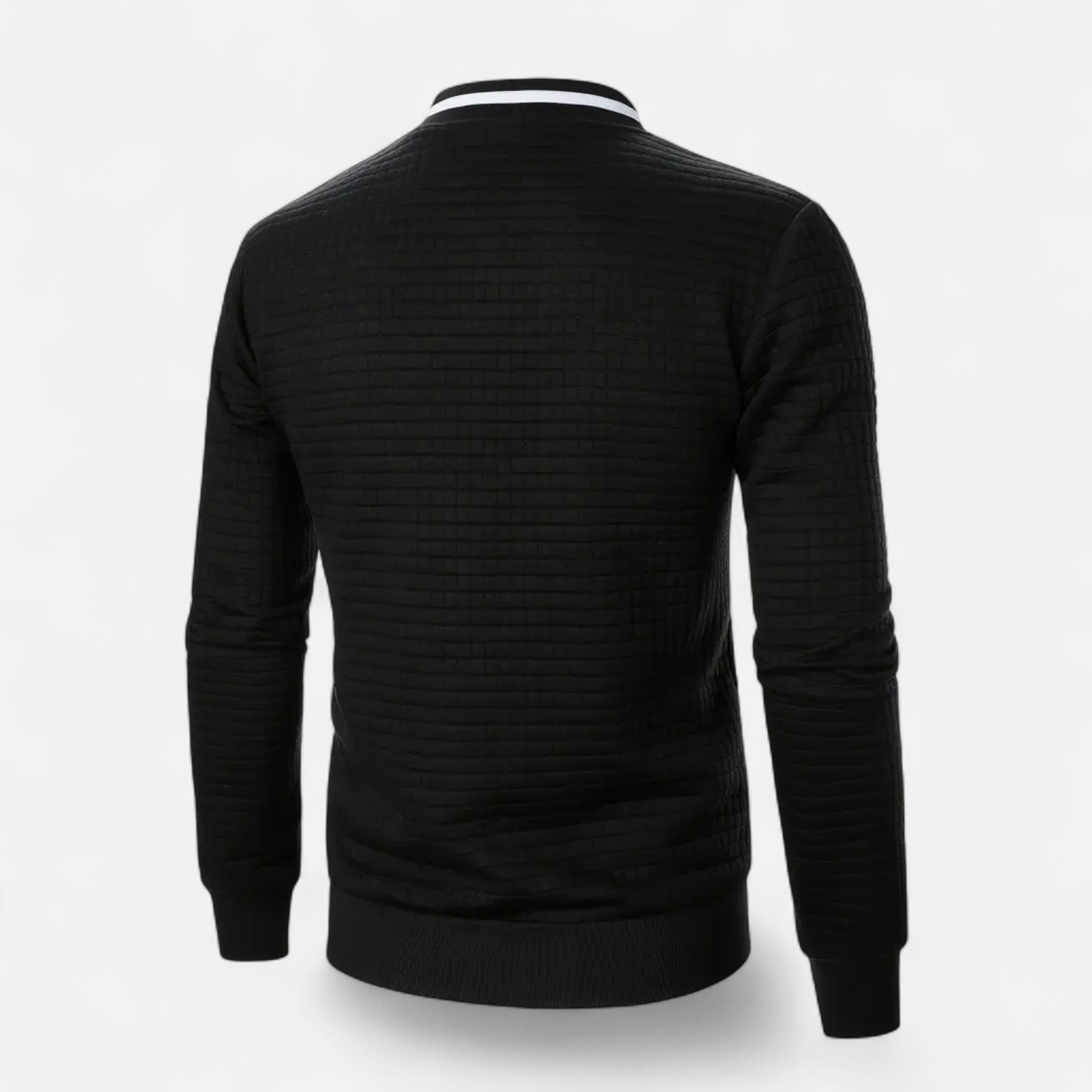 Savora Mode | Men's New Zip-Up Plaid Cardigan